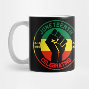 Juneteenth Celebrates Freedom Black African American Juneteenth Ancestors Black African American Flag Pride Mug